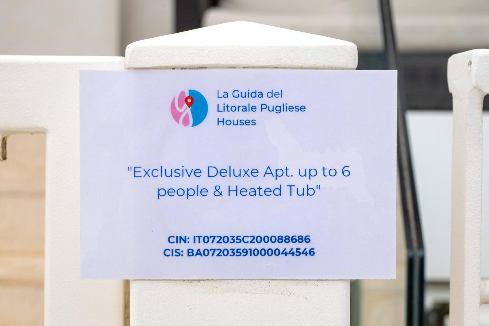 Exclusive Deluxe Apt Up To 6 People & Heated Tub Polignano a Mare Eksteriør billede